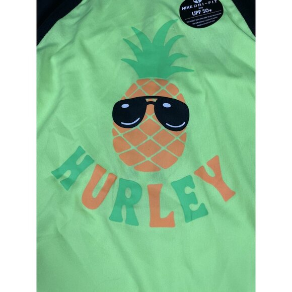 Nike Dri Fit Rashguard Suit Size 12M Hurley NWT SPF 50+ Green Sun Protection - Picture 3 of 13